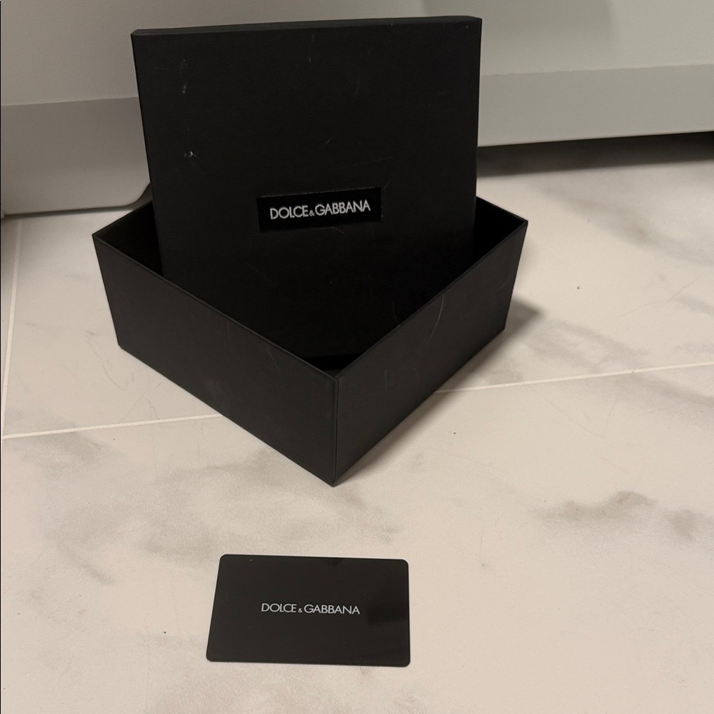 Dolce & Gabbana Black Gift Box with Card